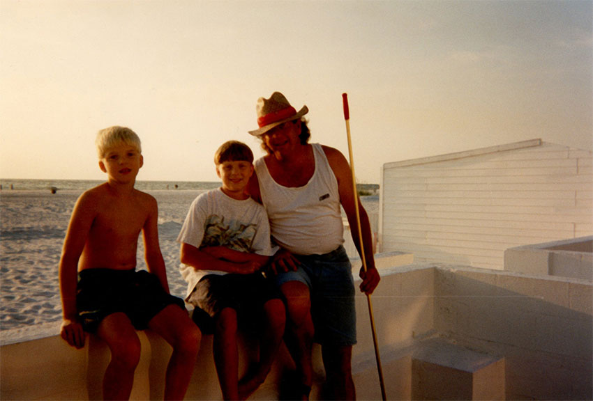 Ben, Don, and Steve on a fishing trip in 1995.