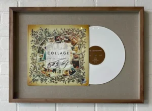 The Chainsmokers, A framed record album with the cover of collage.